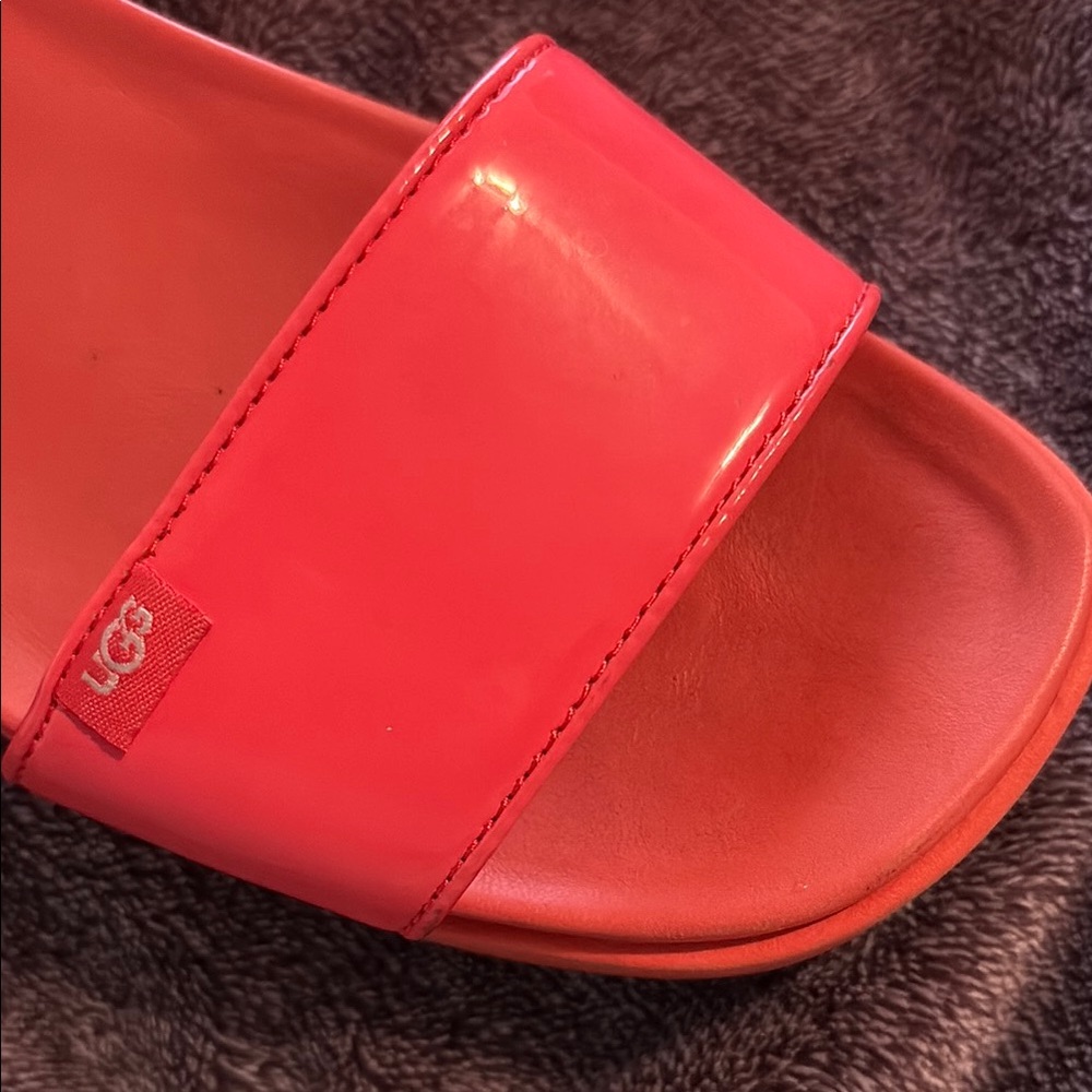 UGG Orange Sandals Modern Minimalist Design - Picture 4 of 5